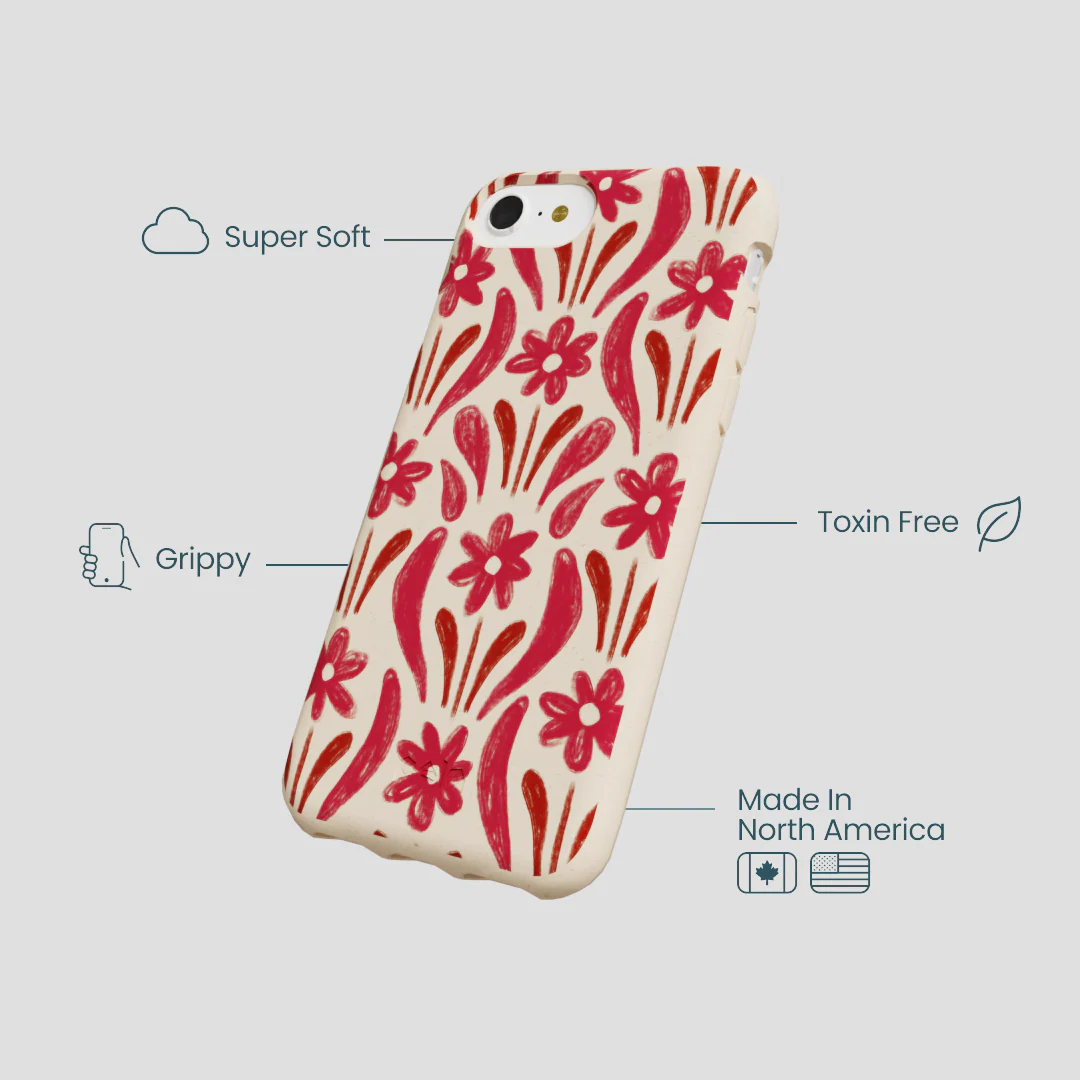 Seashell Flower Stack iPhone 6/6s/7/8/SE Case - Image 4