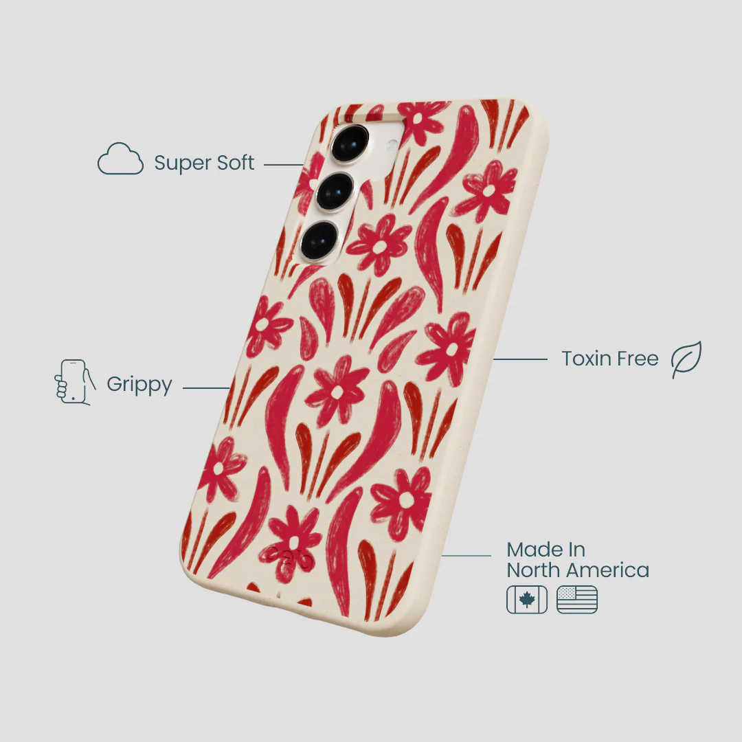 Seashell Flower Stack Samsung Galaxy S23 Case - Image 4