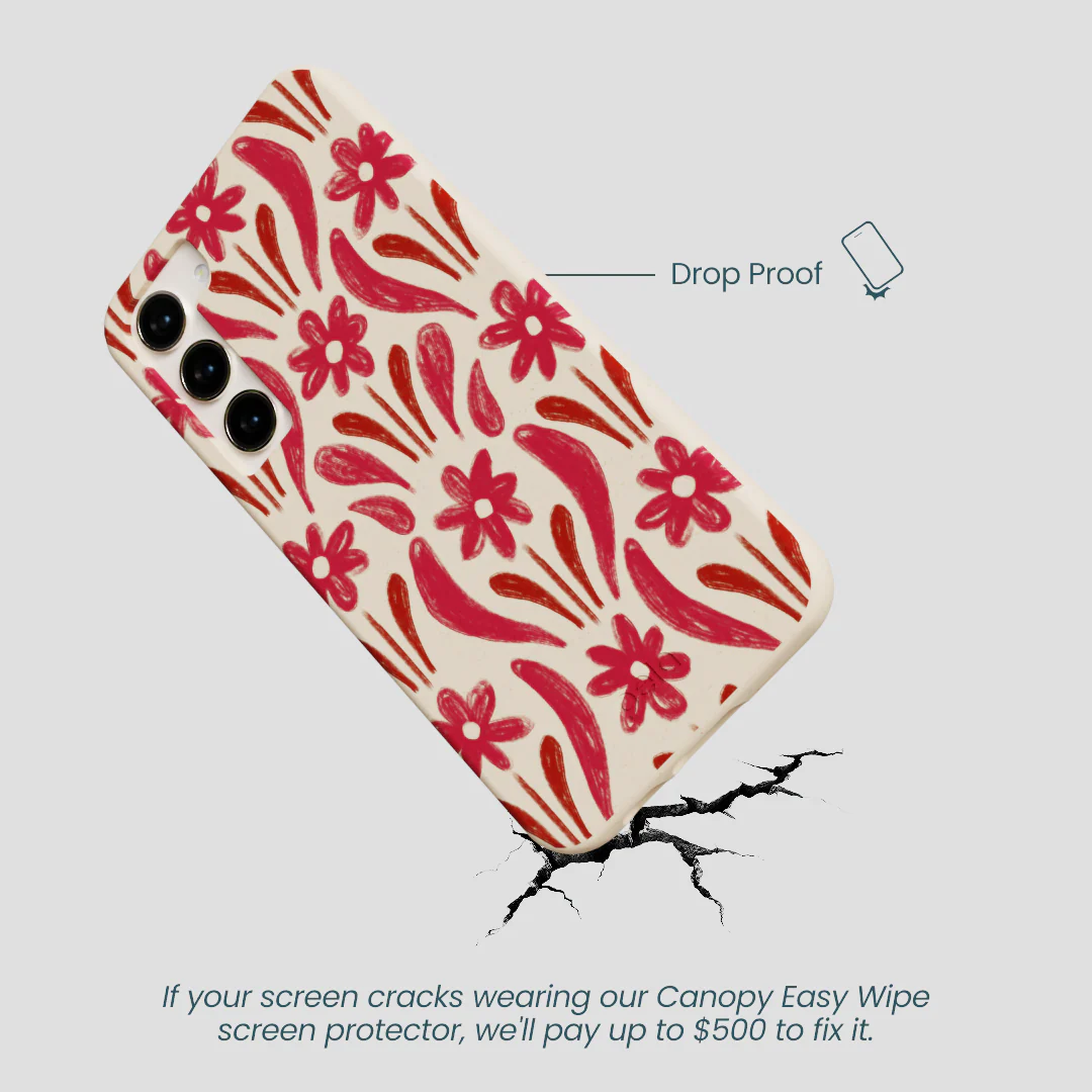 Seashell Flower Stack Samsung Galaxy S23+(Plus) Case - Image 5