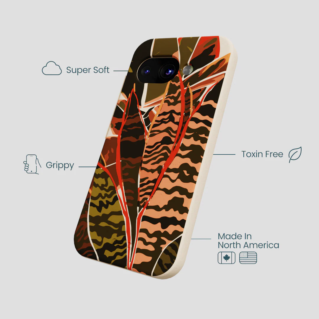 Seashell Foliage Google Pixel 9a Case - Image 3