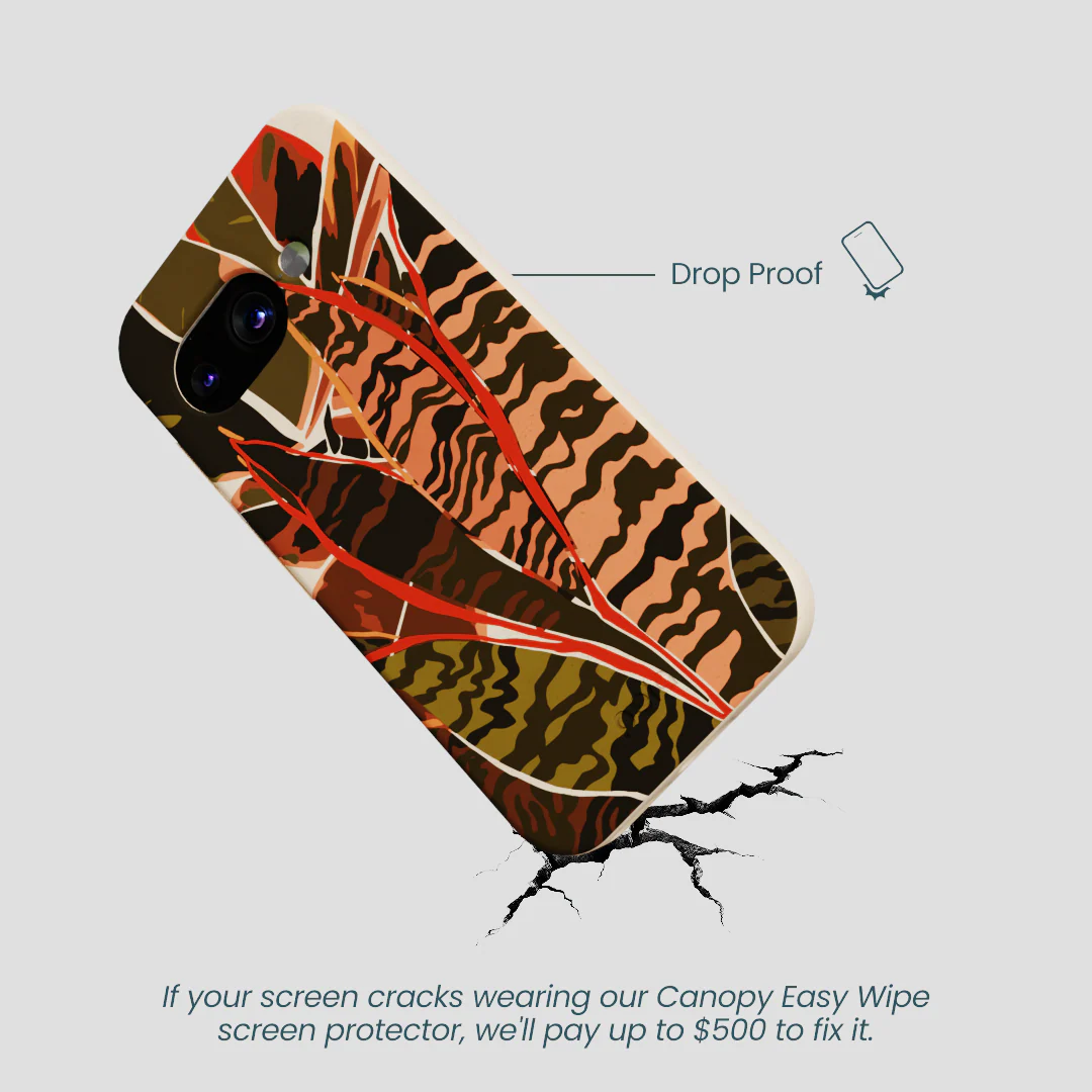 Seashell Foliage Google Pixel 9a Case - Image 4
