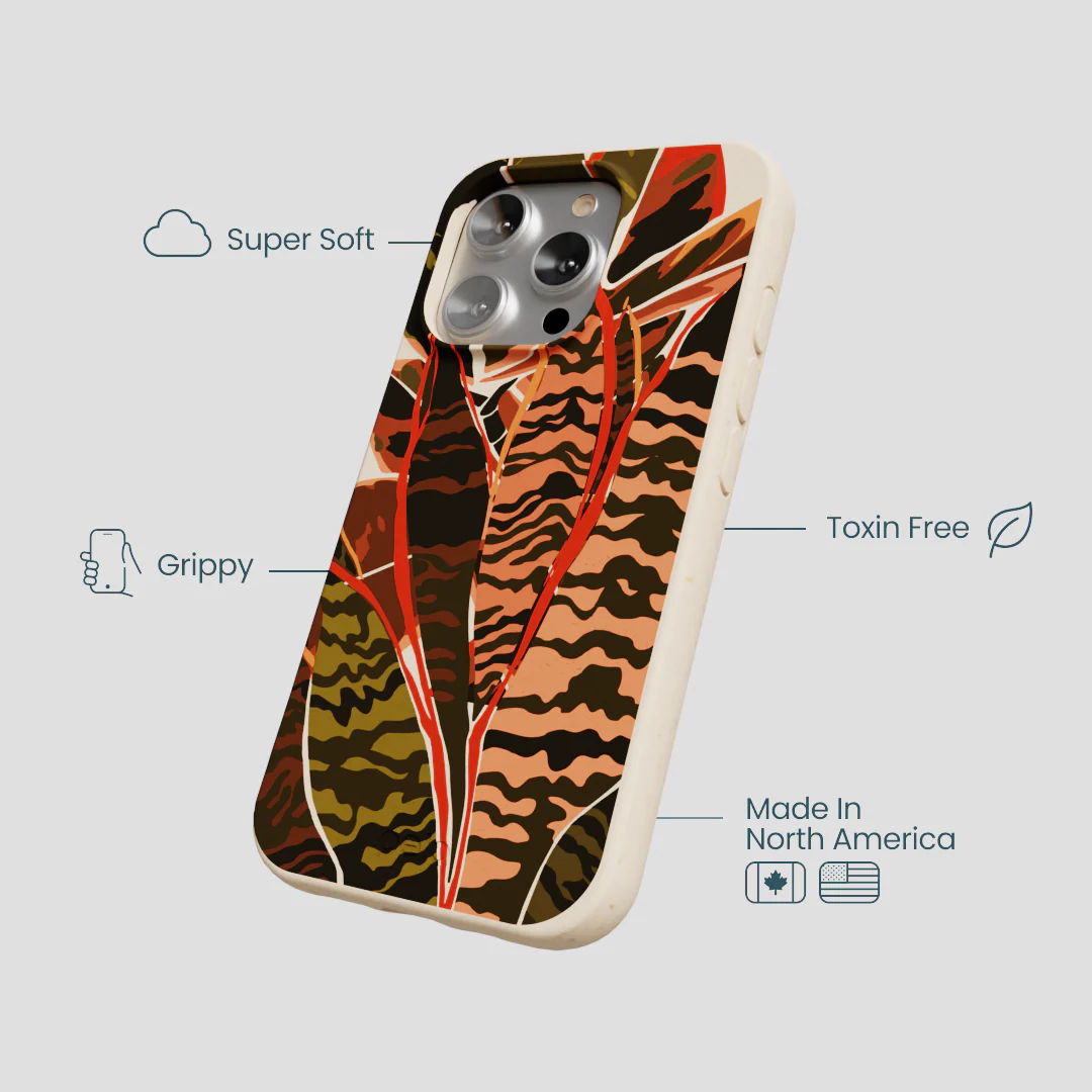 Seashell Foliage iPhone 16 Pro Case - Image 4