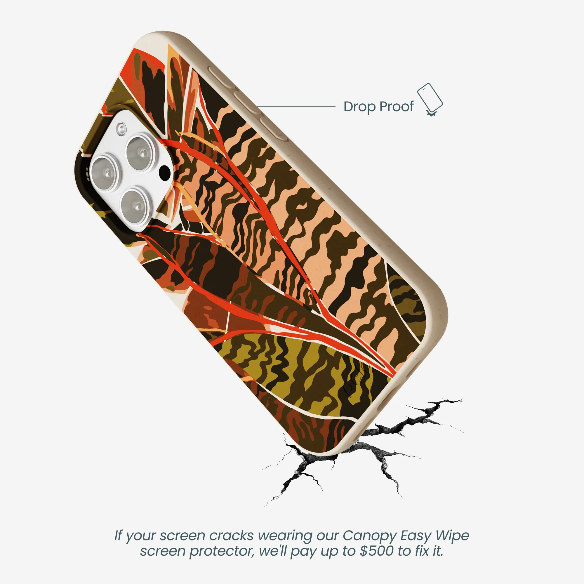 Seashell Foliage iPhone 16 Pro Max Case - Image 5