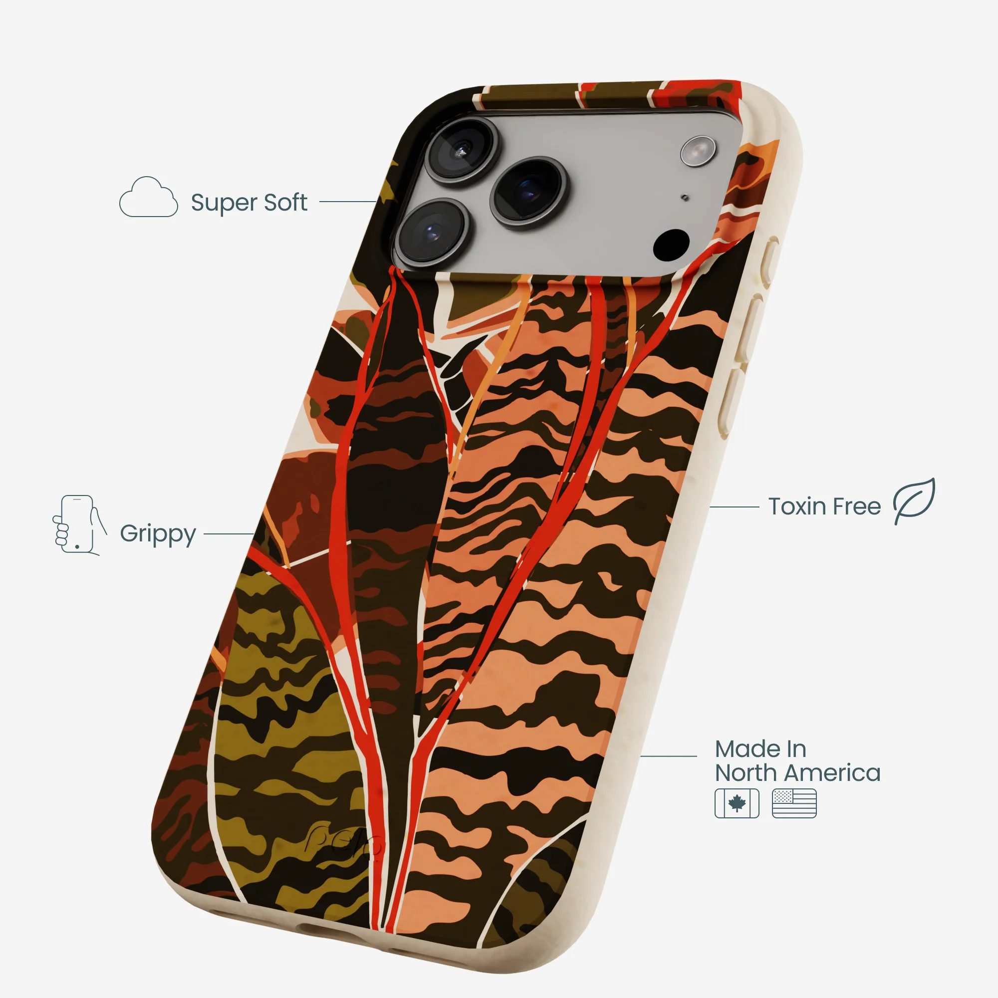 Seashell Foliage iPhone 17 Pro Max Case - Image 4