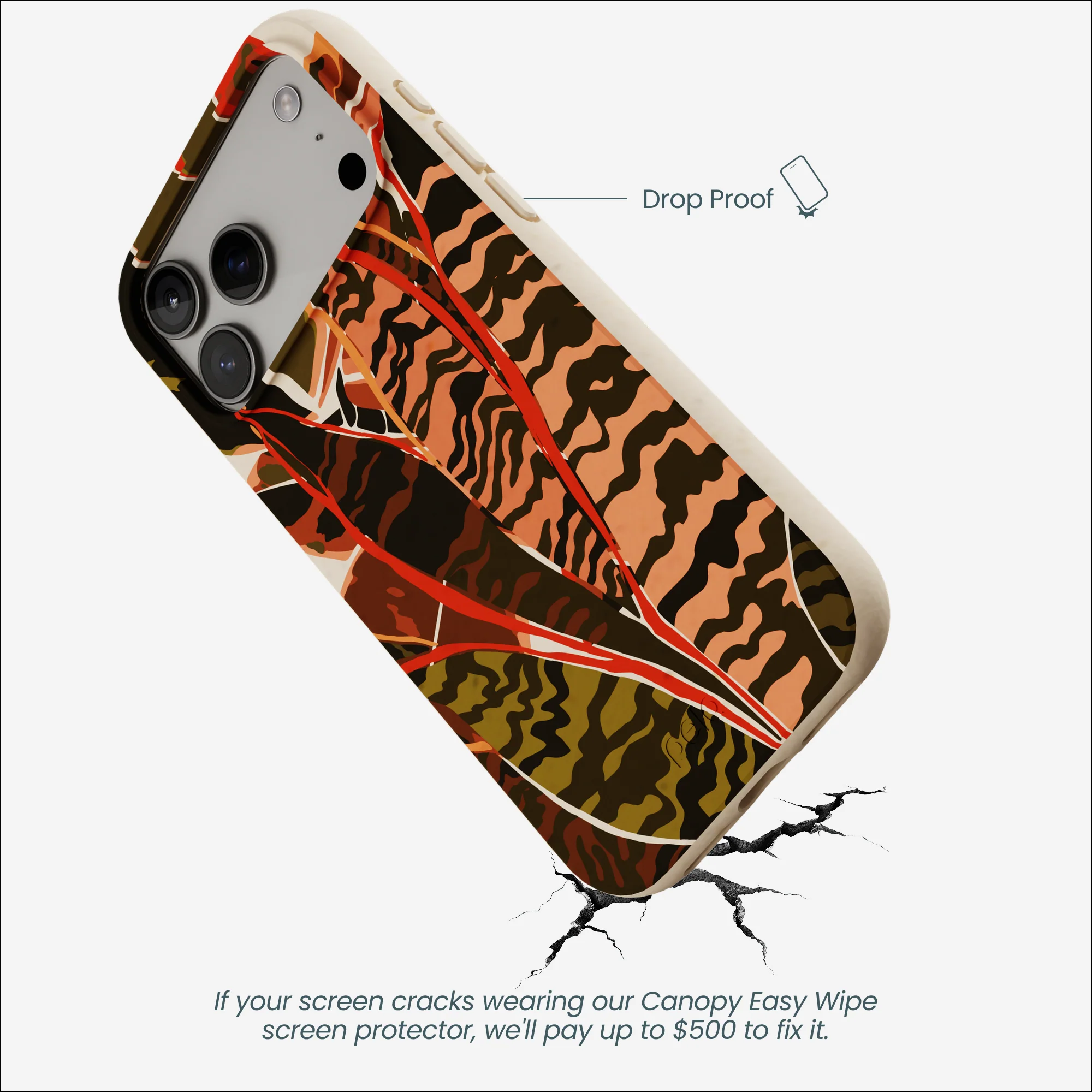 Seashell Foliage iPhone 17 Pro Max Case - Image 5