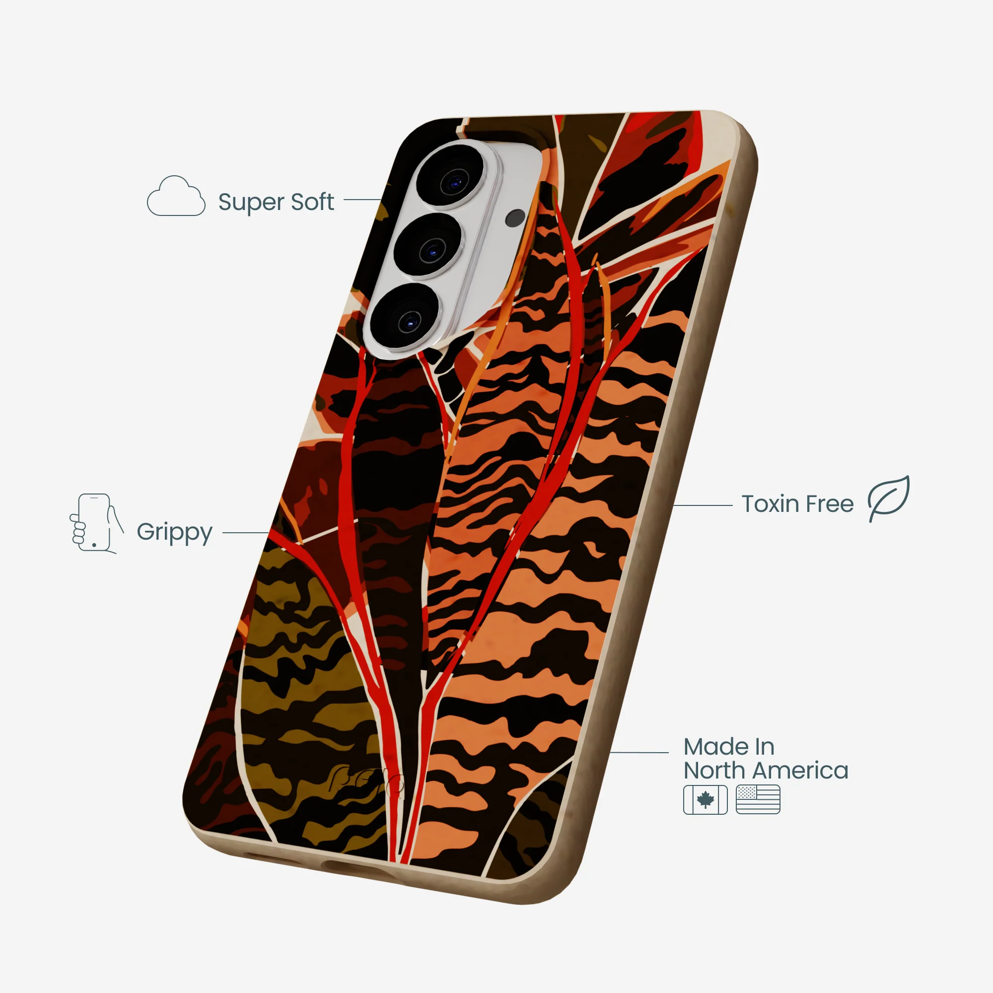 Seashell Foliage Samsung Galaxy S26 Case - Image 3