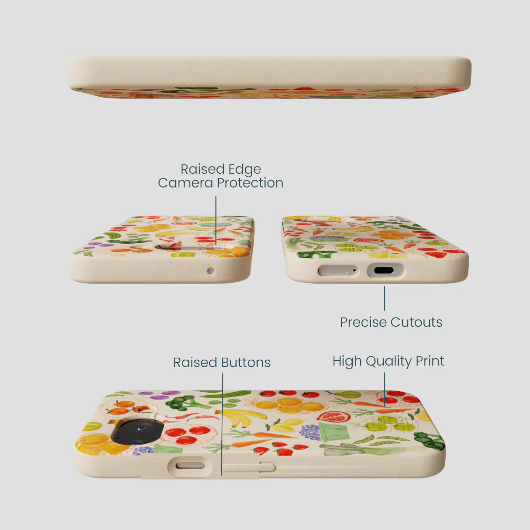 Seashell Fresh Market Google Pixel 9a Case - Image 3