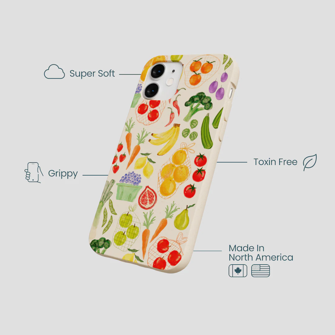Seashell Fresh Market iPhone 12 Mini Case - Image 4