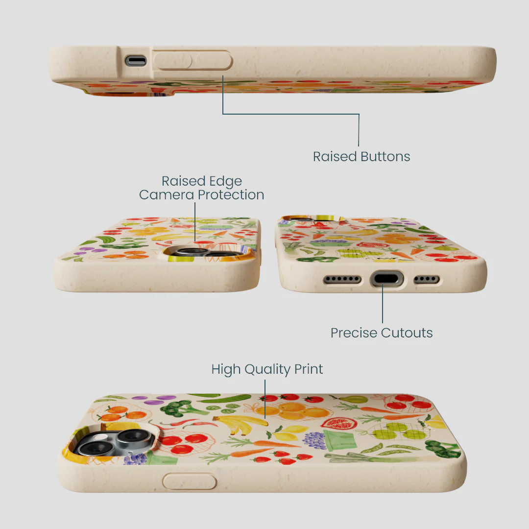 Seashell Fresh Market iPhone 15 Plus Case - Image 3