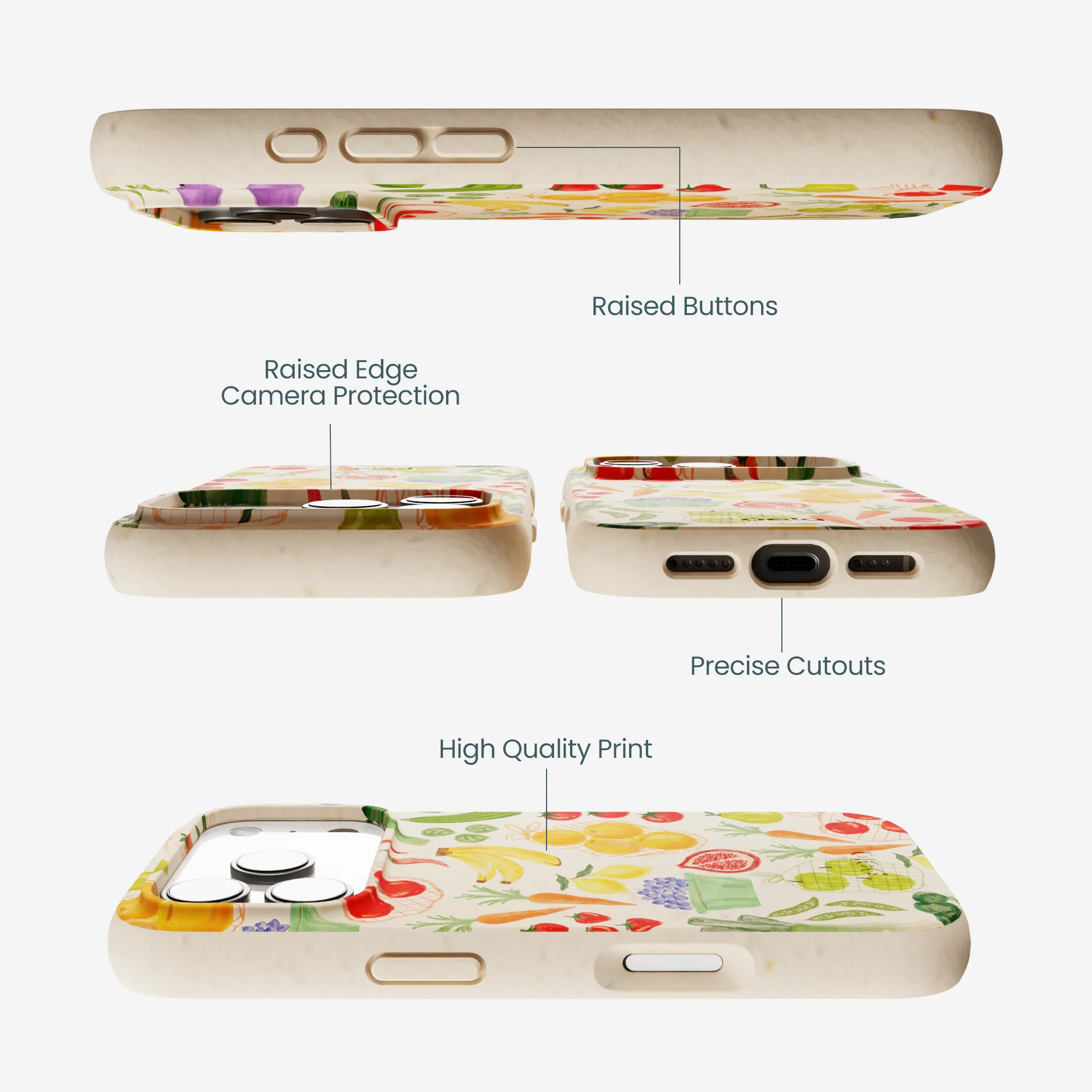 Seashell Fresh Market iPhone 17 Pro Case - Image 3