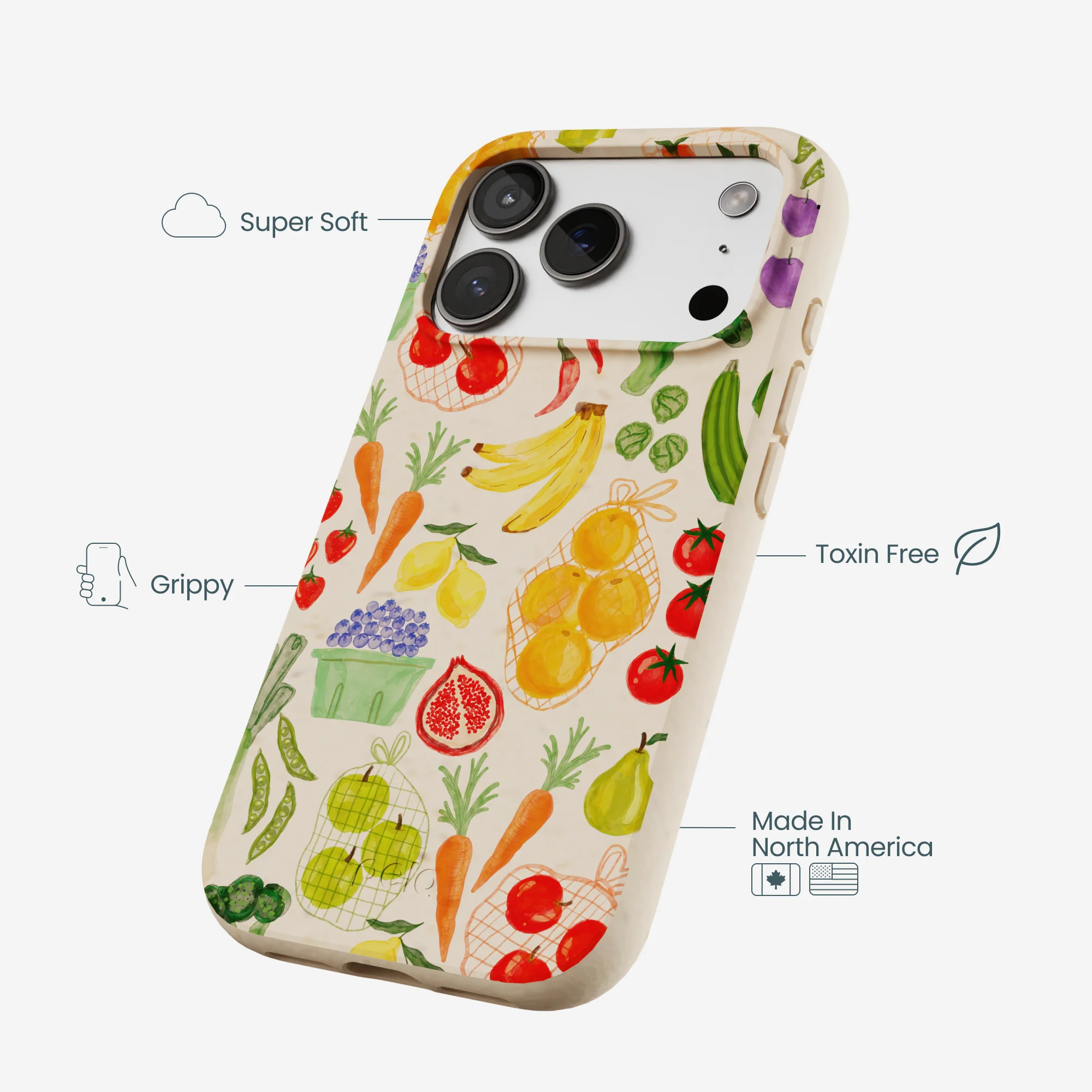 Seashell Fresh Market iPhone 17 Pro Case - Image 4