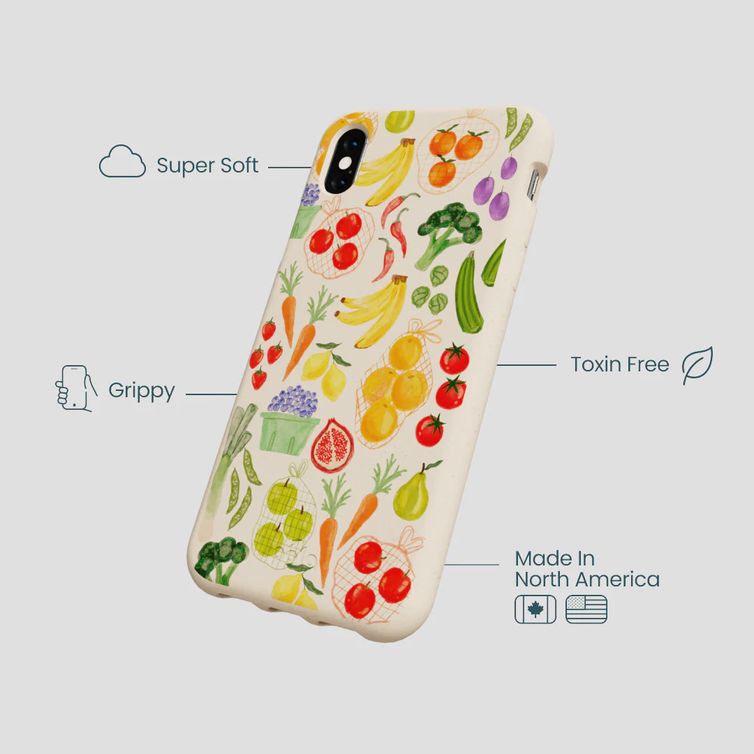 Seashell Fresh Market iPhone XR Case - Image 4