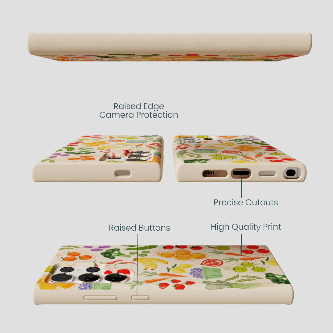 Seashell Fresh Market Samsung Galaxy S24 Ultra Case - Image 3