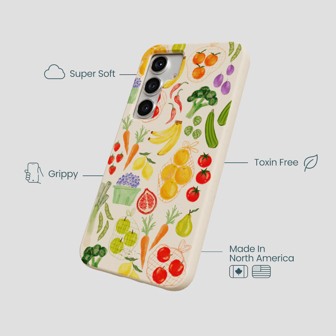 Seashell Fresh Market Samsung Galaxy S25 Case - Image 4