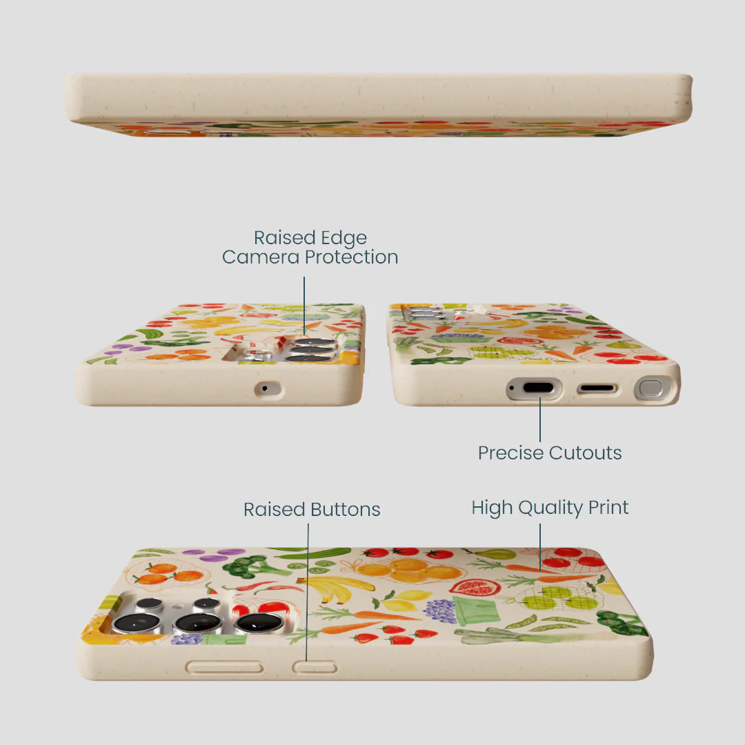 Seashell Fresh Market Samsung Galaxy S25 Ultra Case - Image 3