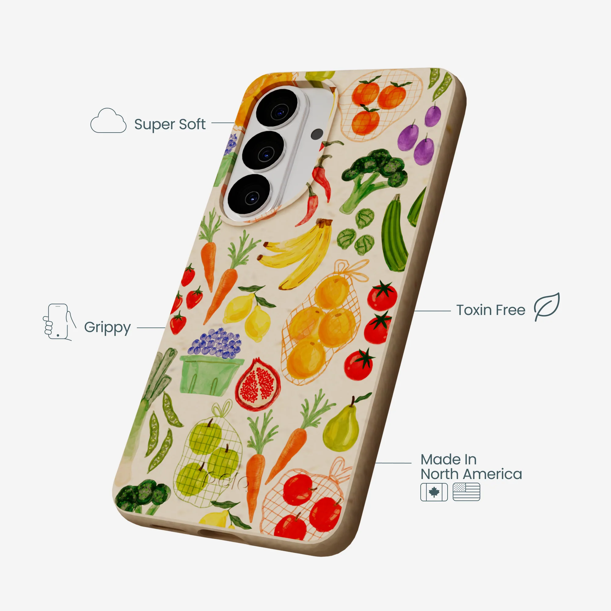 Seashell Fresh Market Samsung Galaxy S26 Case - Image 4