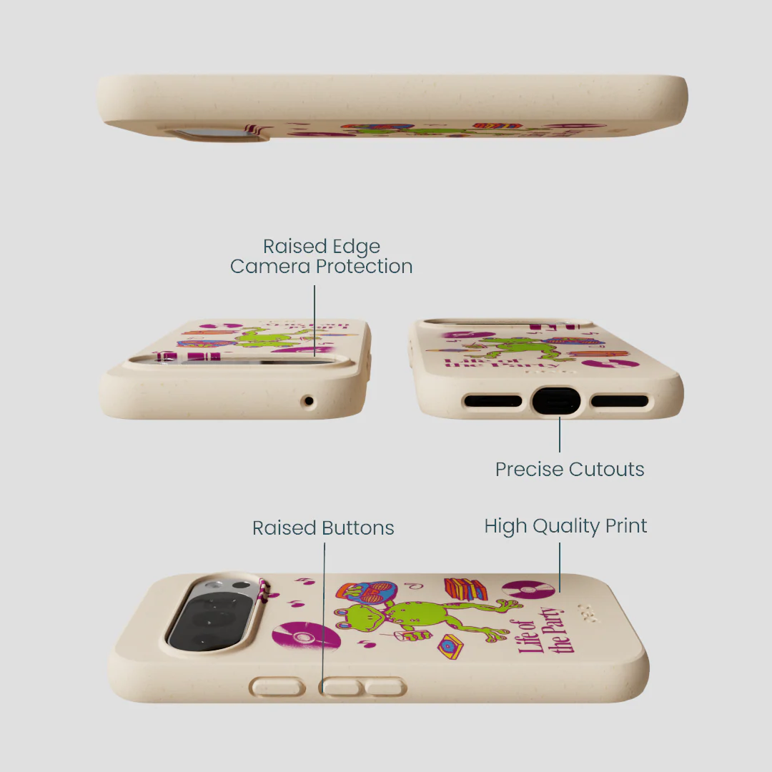 Seashell Frog Party Google Pixel 10/10 Pro Case - Image 3