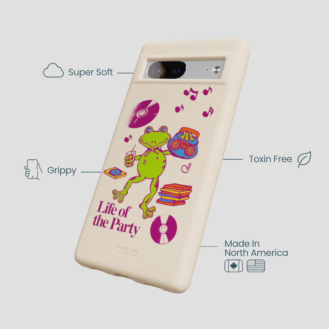Seashell Frog Party Google Pixel 7 Case - Image 4