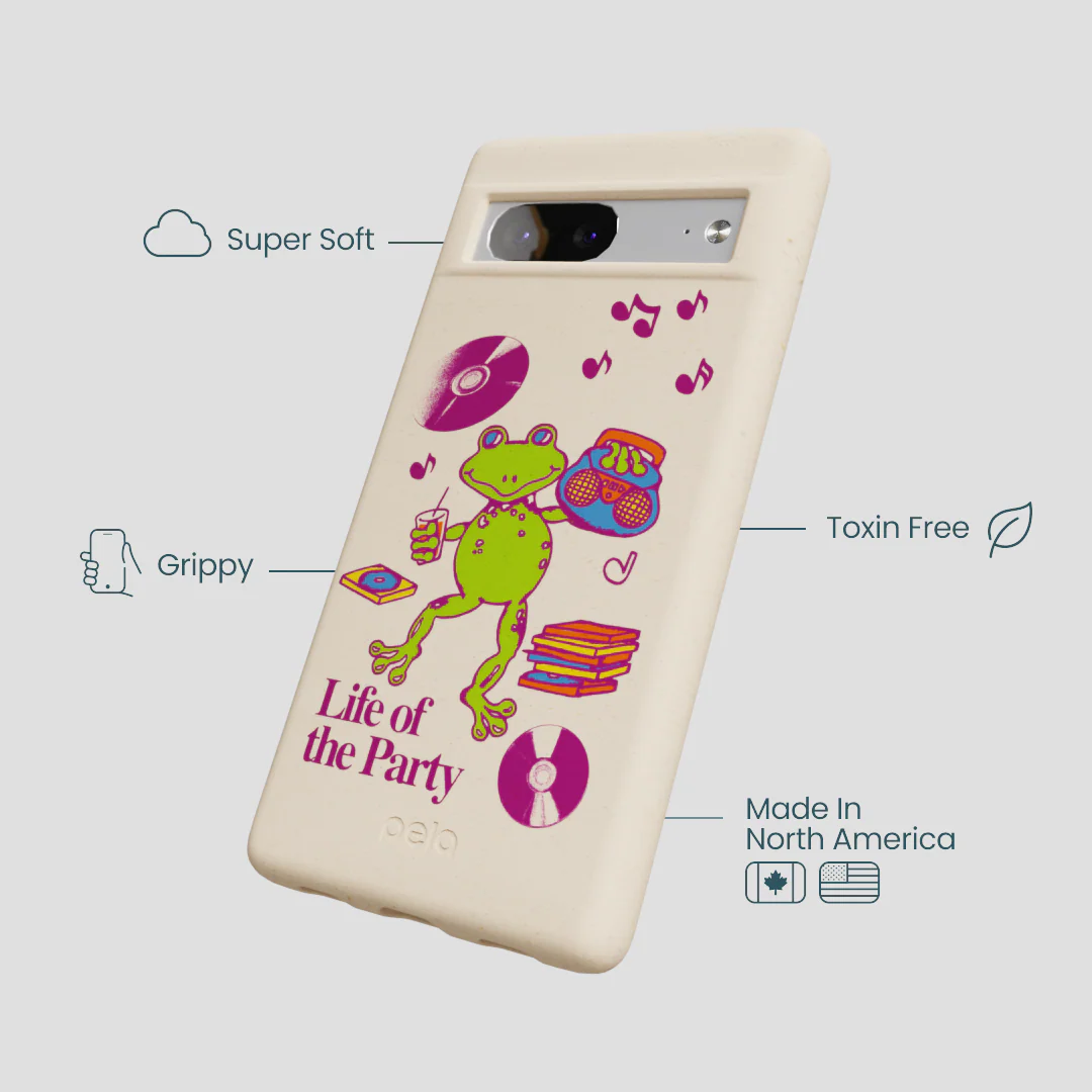 Seashell Frog Party Google Pixel 7a Case - Image 4