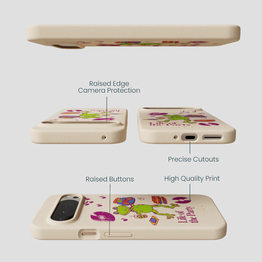 Seashell Frog Party Google Pixel 9 Pro XL Case - Image 3