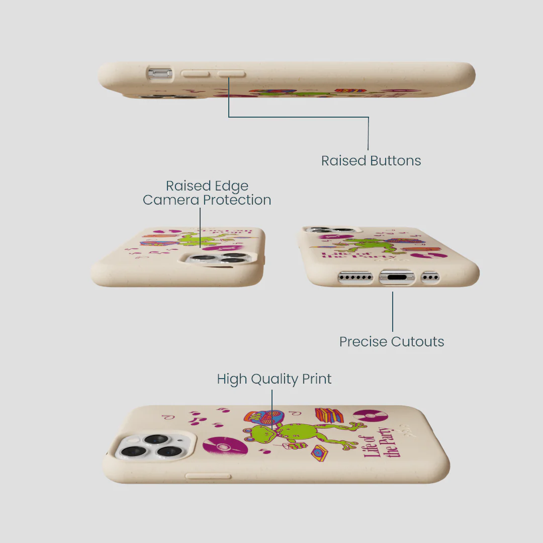 Seashell Frog Party iPhone 11 Pro Case - Image 3