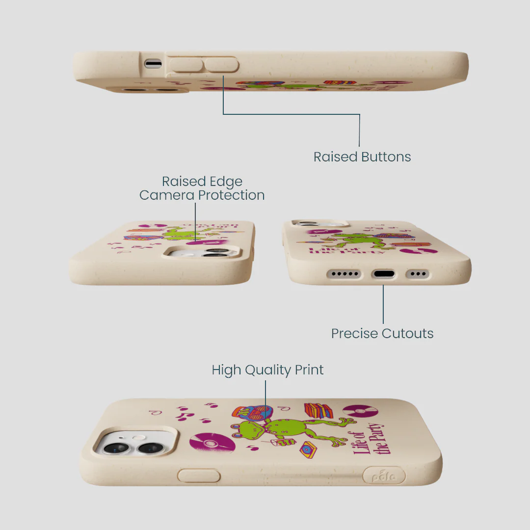 Seashell Frog Party iPhone 12/ iPhone 12 Pro Case - Image 3