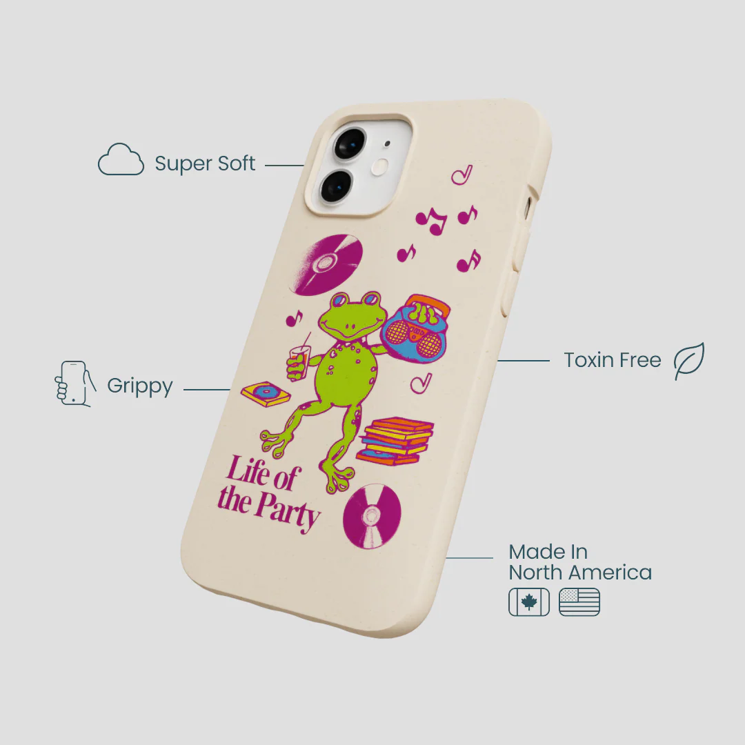 Seashell Frog Party iPhone 12/ iPhone 12 Pro Case - Image 4