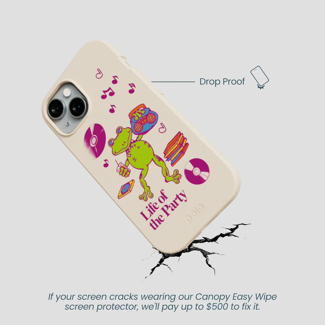 Seashell Frog Party iPhone 14 Case - Image 5