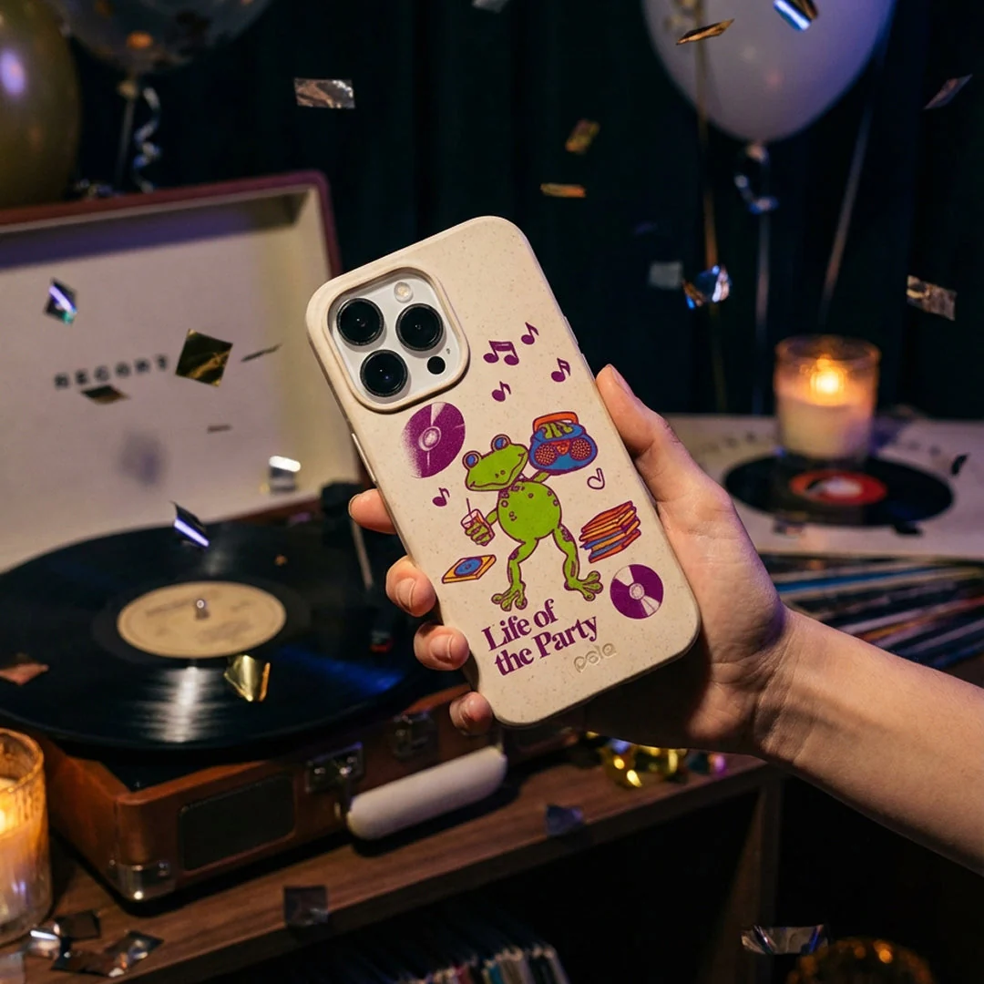 Seashell Frog Party iPhone 16 Plus Case - Image 2