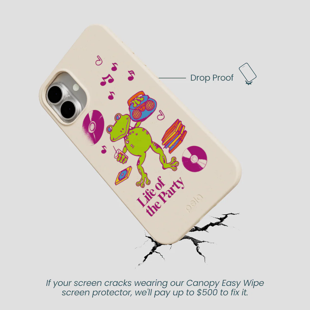 Seashell Frog Party iPhone 16 Plus Case - Image 5