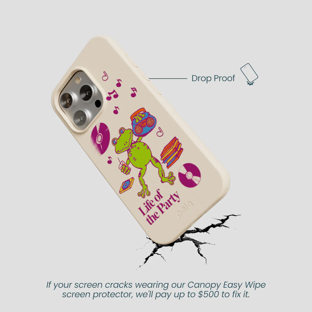 Seashell Frog Party iPhone 16 Pro Case - Image 5