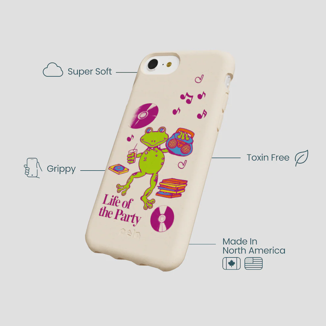 Seashell Frog Party iPhone 6/6s/7/8/SE Case - Image 4