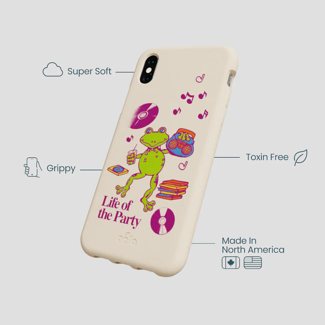 Seashell Frog Party iPhone XR Case - Image 4
