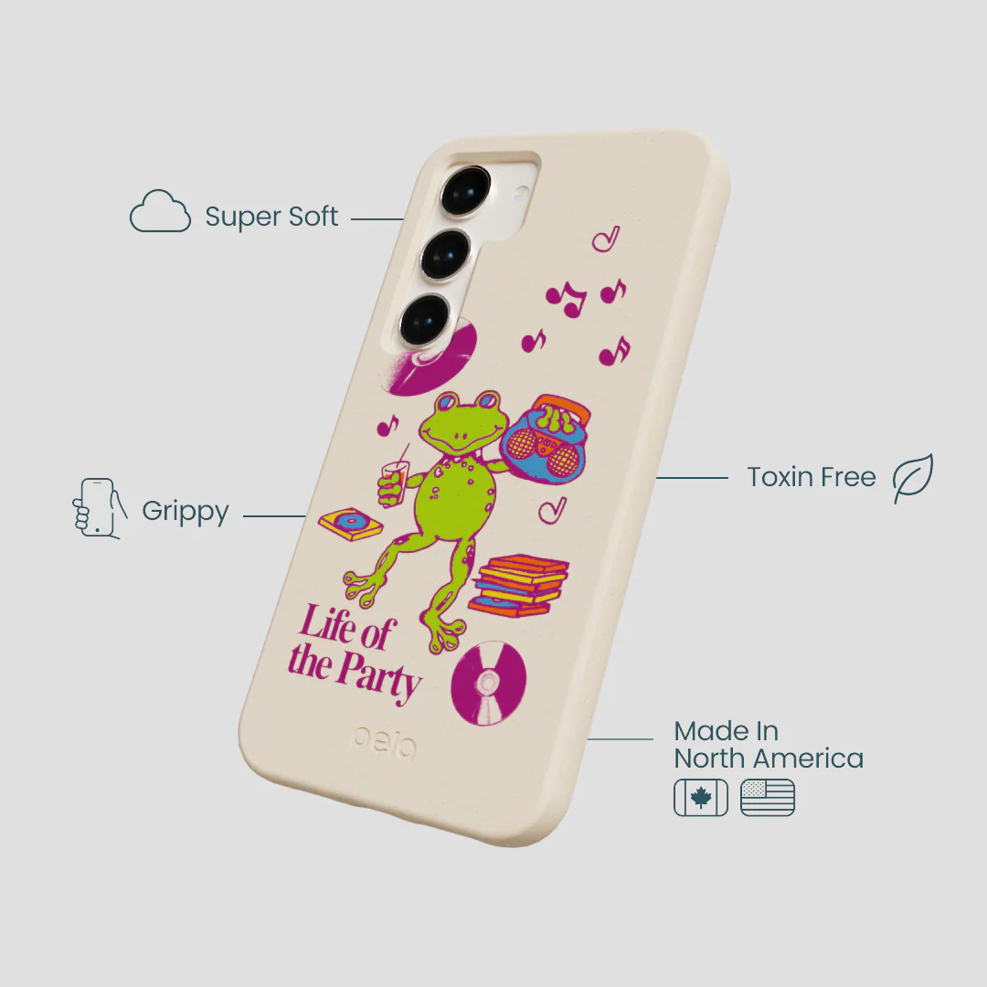 Seashell Frog Party Samsung Galaxy S23 Case - Image 4