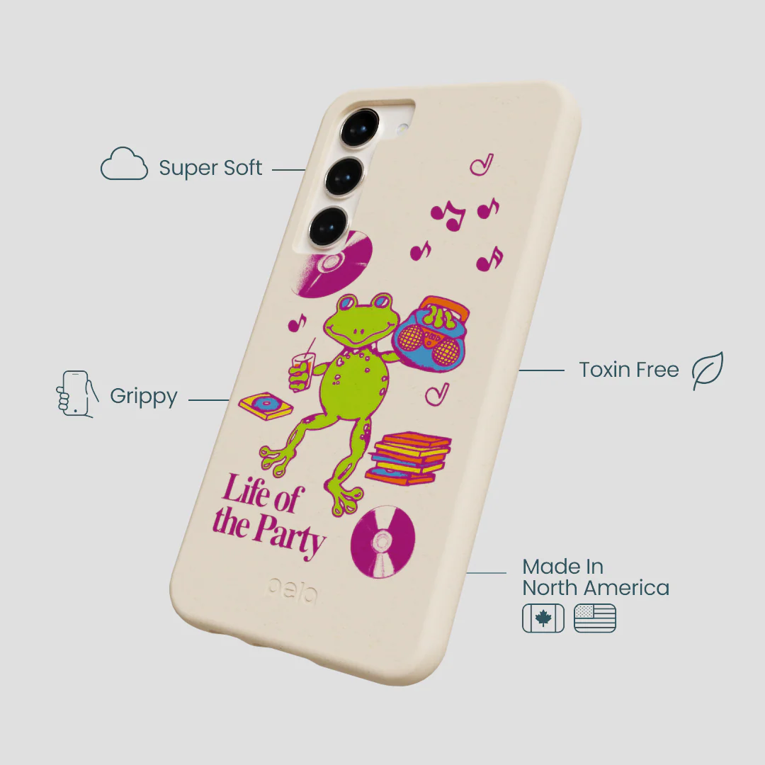 Seashell Frog Party Samsung Galaxy S23+(Plus) Case - Image 4