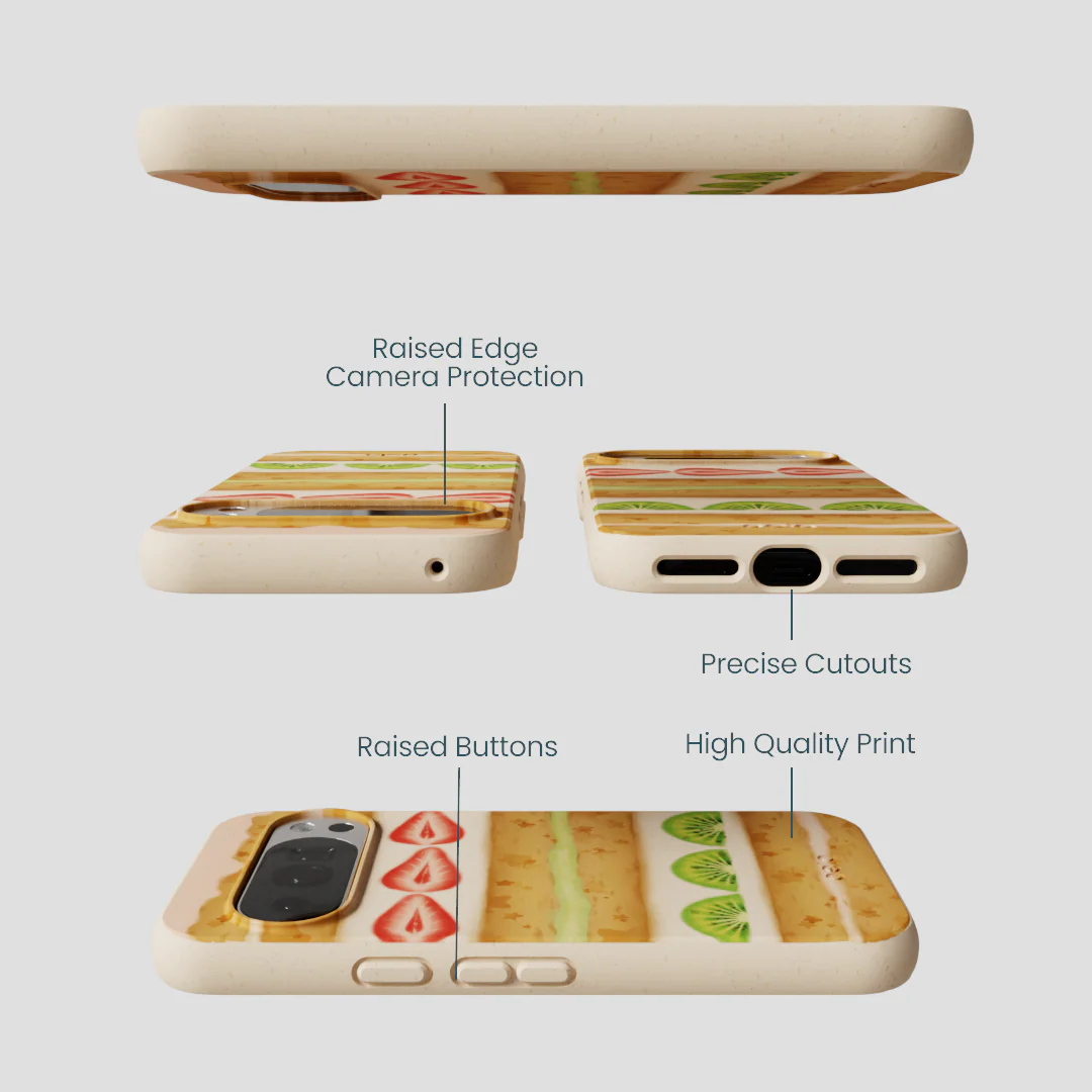 Seashell Fruit Cake Google Pixel 10/10 Pro Case - Image 3