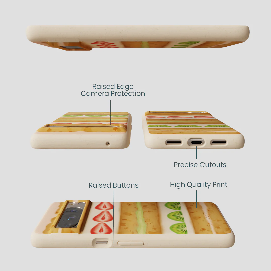 Seashell Fruit Cake Google Pixel 8 Pro Case - Image 3