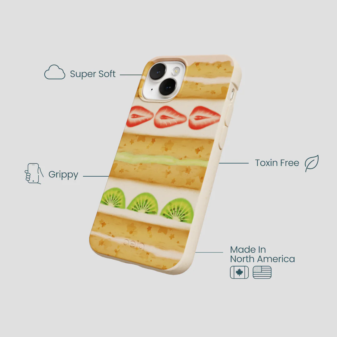 Seashell Fruit Cake iPhone 13 Mini Case - Image 4
