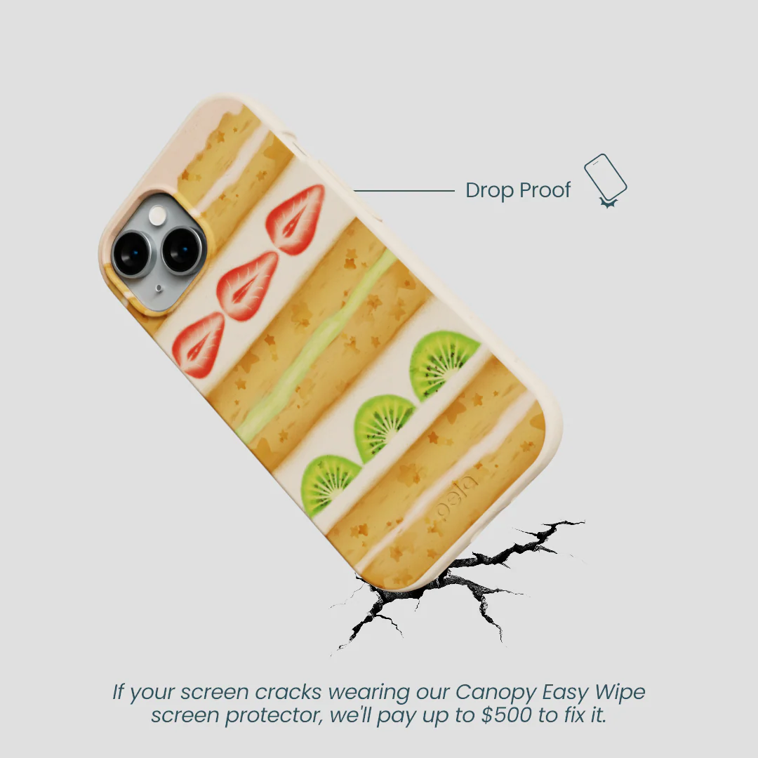 Seashell Fruit Cake iPhone 15 Case - Image 5