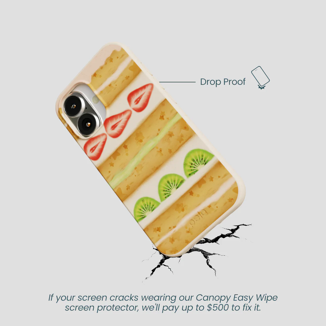 Seashell Fruit Cake iPhone 16 Case - Image 5