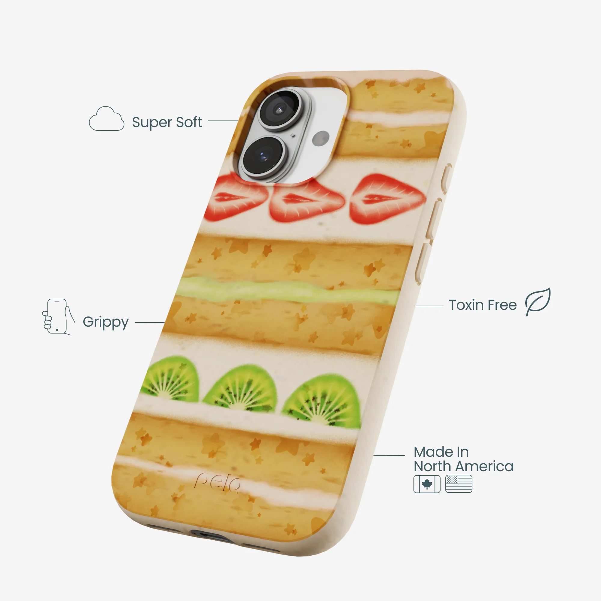 Seashell Fruit Cake iPhone 17 Case - Image 4