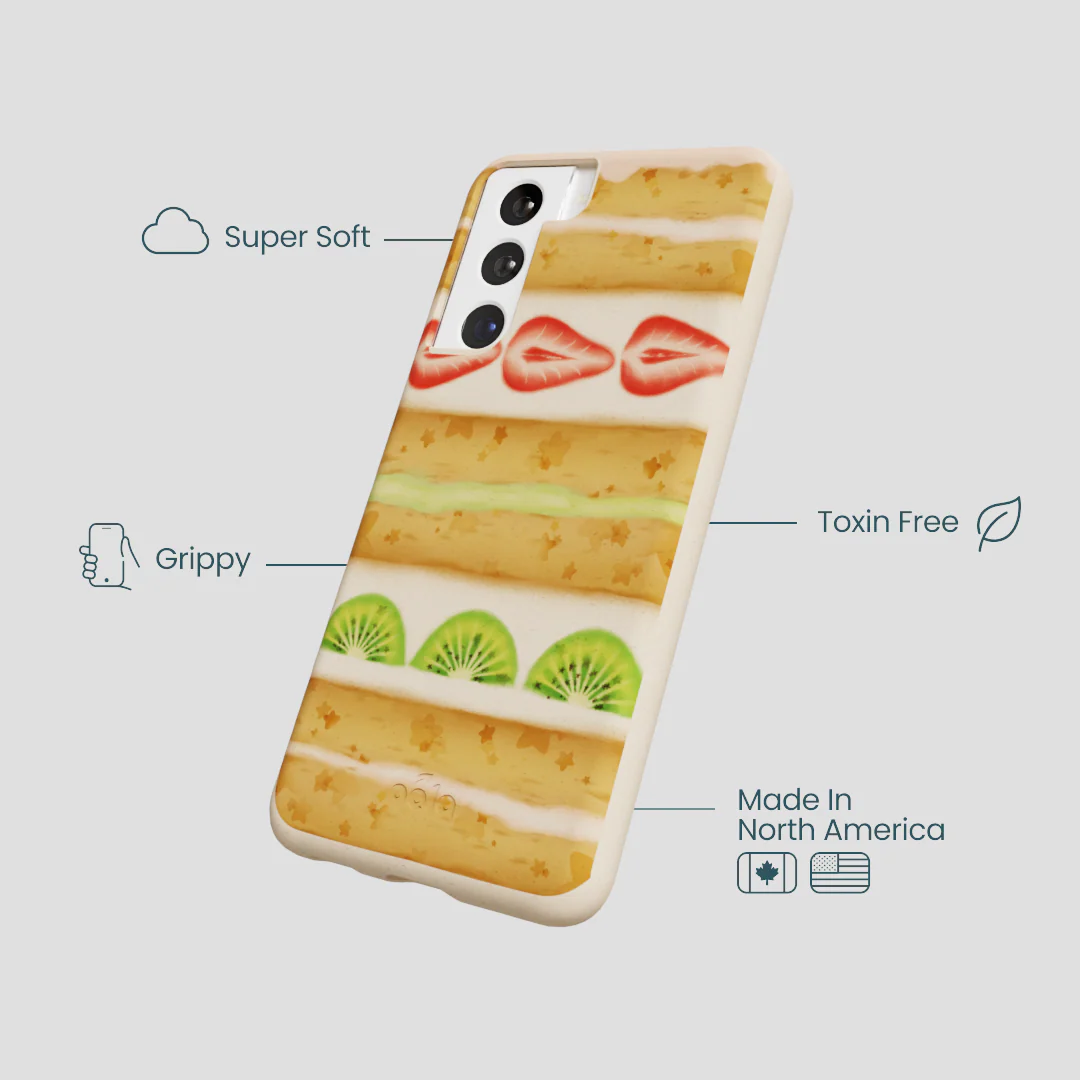 Seashell Fruit Cake Samsung Galaxy S22 Case - Image 4