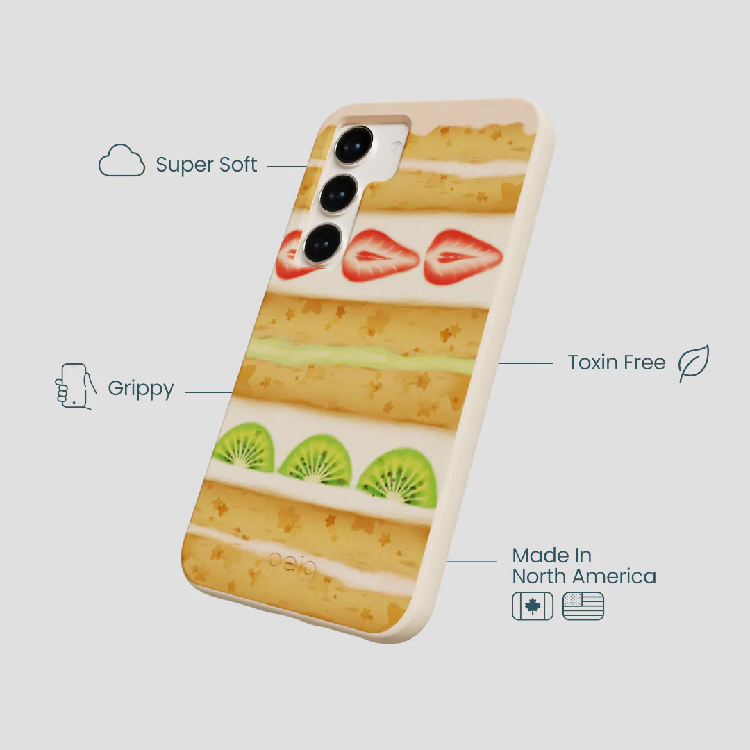 Seashell Fruit Cake Samsung Galaxy S24 Case - Image 4