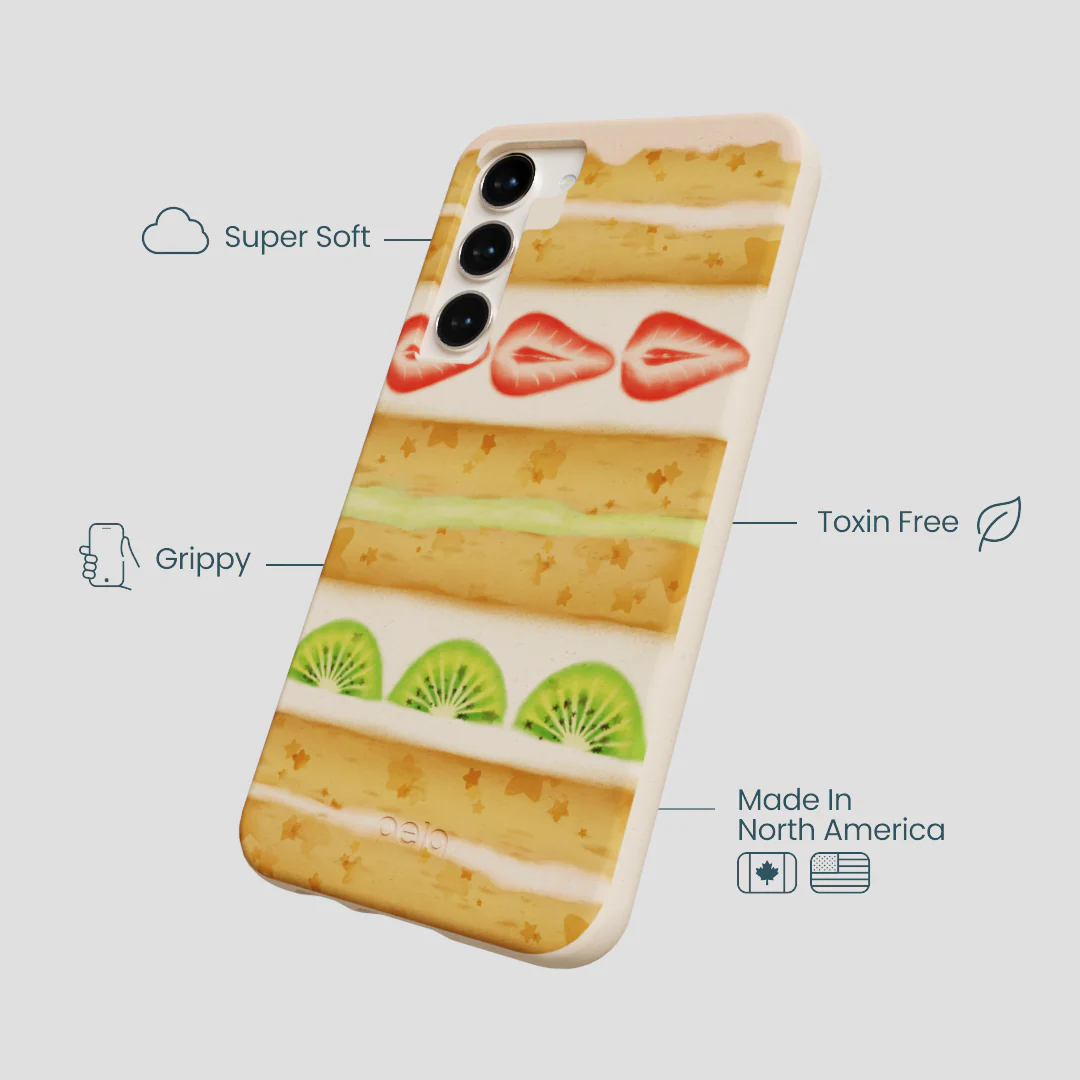 Seashell Fruit Cake Samsung Galaxy S24+(Plus) Case - Image 4
