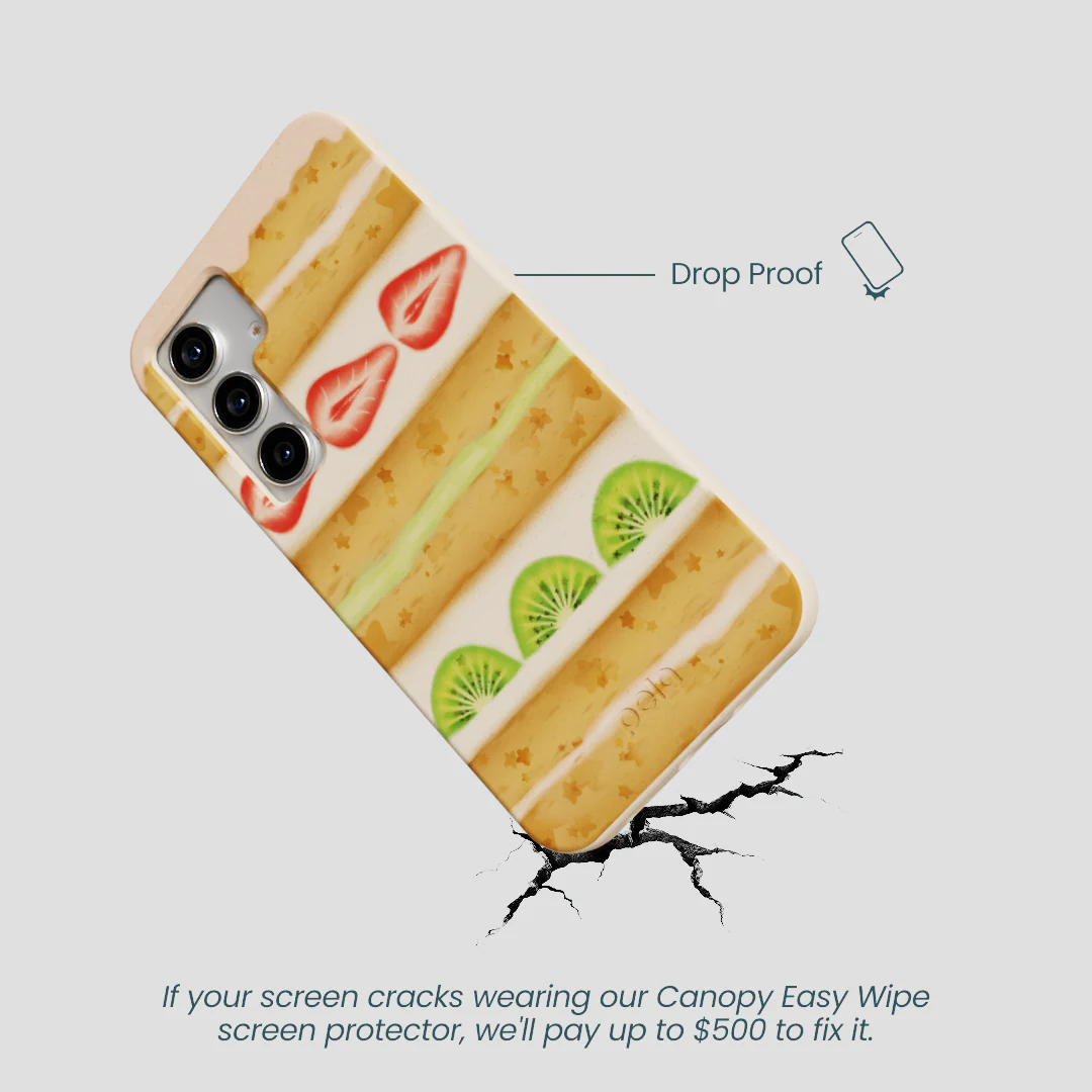 Seashell Fruit Cake Samsung Galaxy S25 Case - Image 5