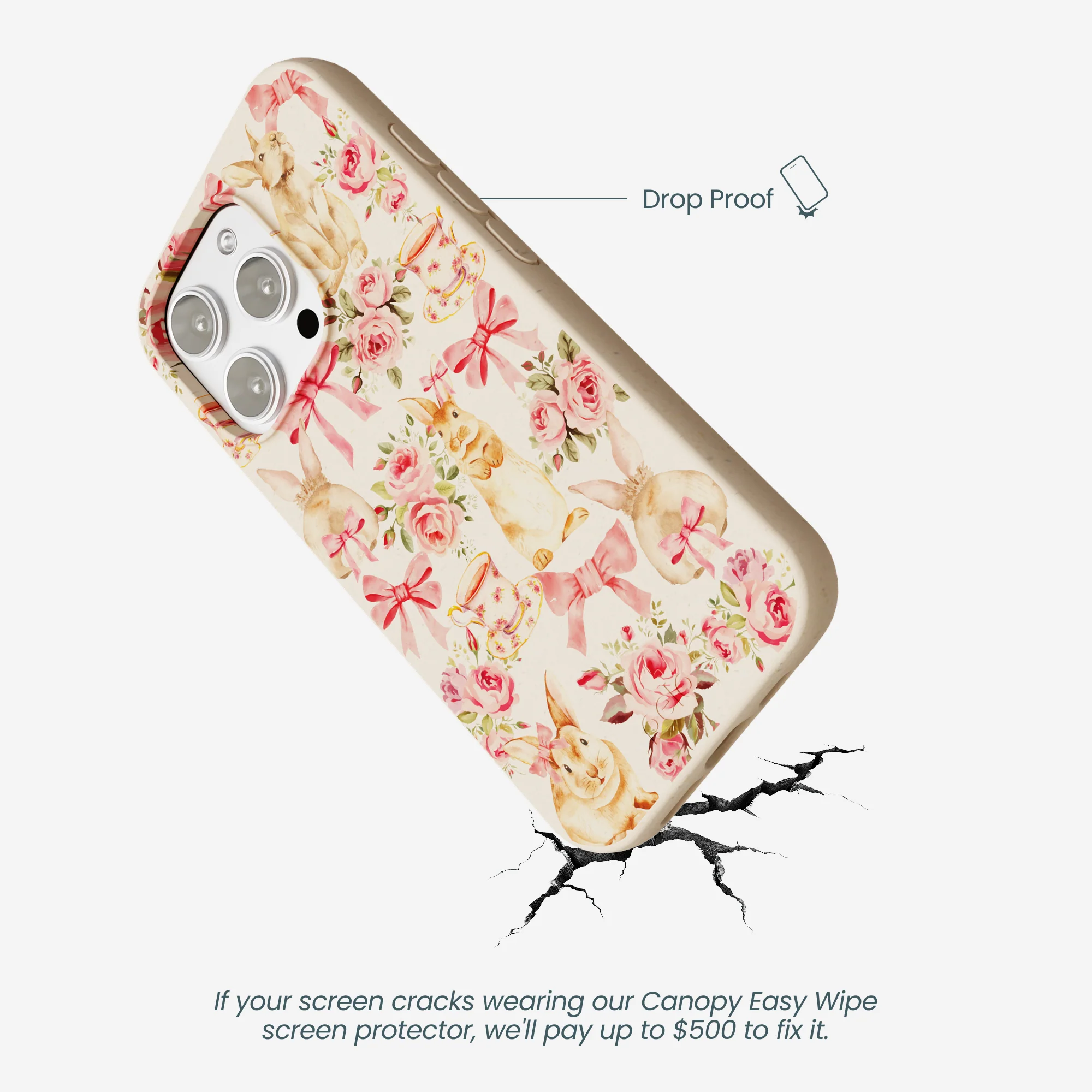 Seashell Garden Party iPhone 16 Pro Max Case - Image 5