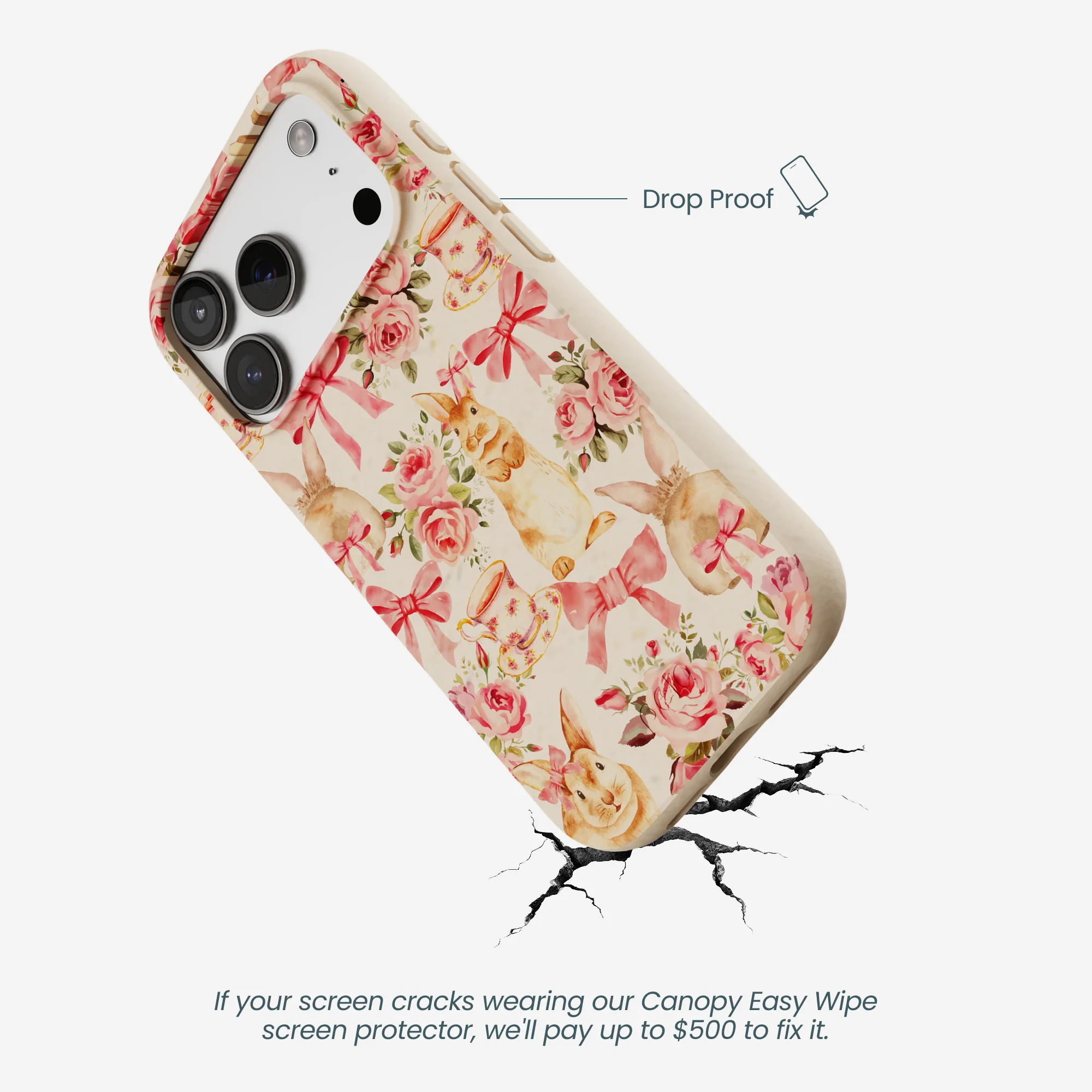 Seashell Garden Party iPhone 17 Pro Case - Image 5