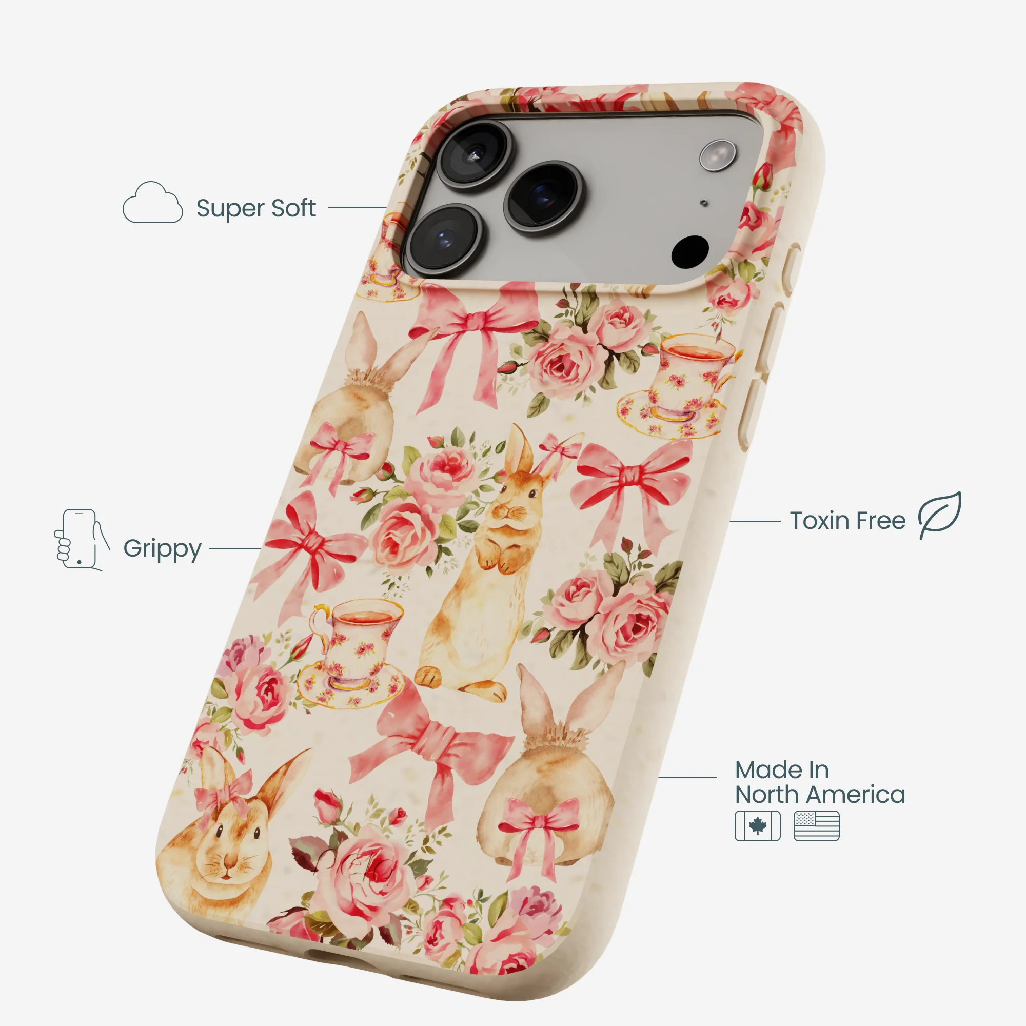 Seashell Garden Party iPhone 17 Pro Max Case - Image 4