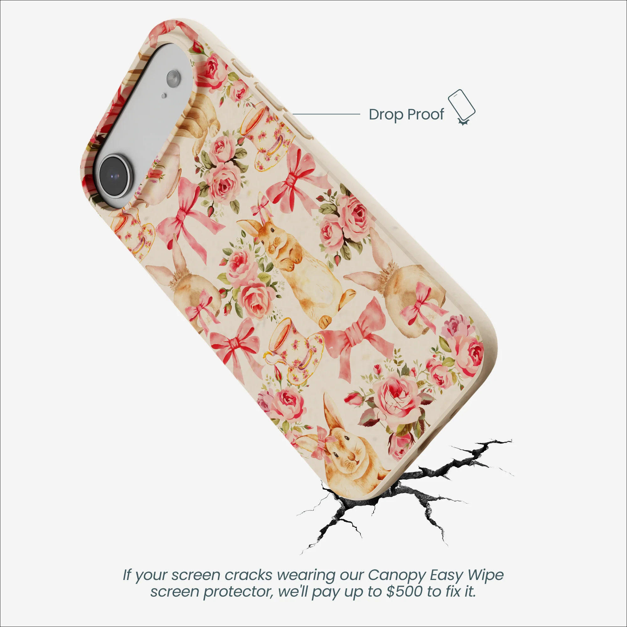 Seashell Garden Party iPhone Air Case - Image 5