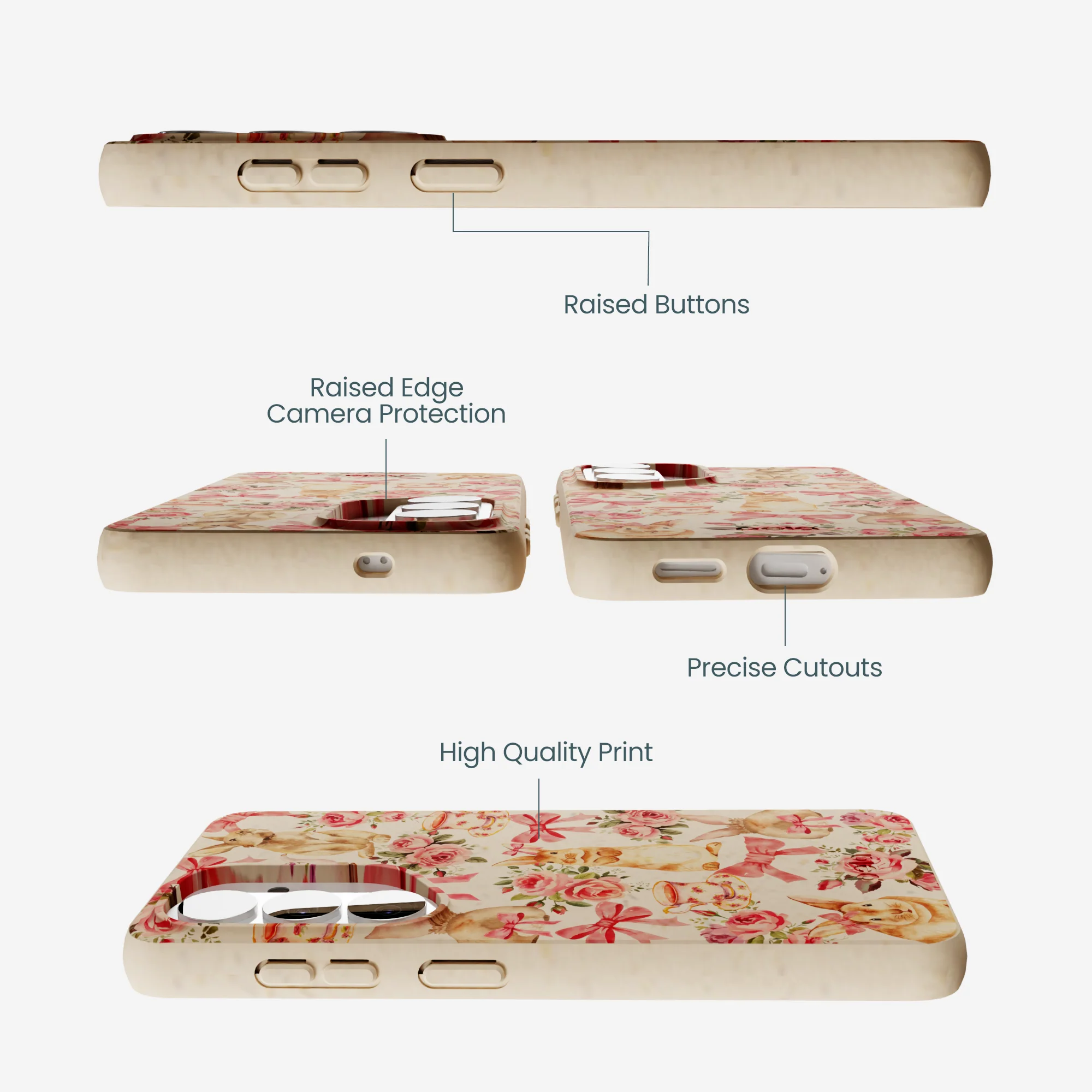 Seashell Garden Party Samsung Galaxy S26 Case - Image 3